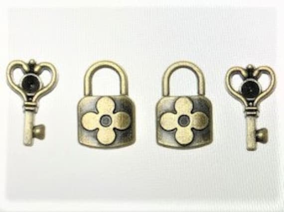Mini Padlock key Set Etsy