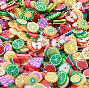 100 or 200 Mini Fruit Slices