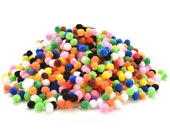 Mini Pom Poms -- 100 or 200 - Etsy