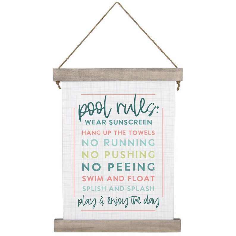 Pool Rules Swim Float Splish Splash Pool Party 3 SIZES Etsy