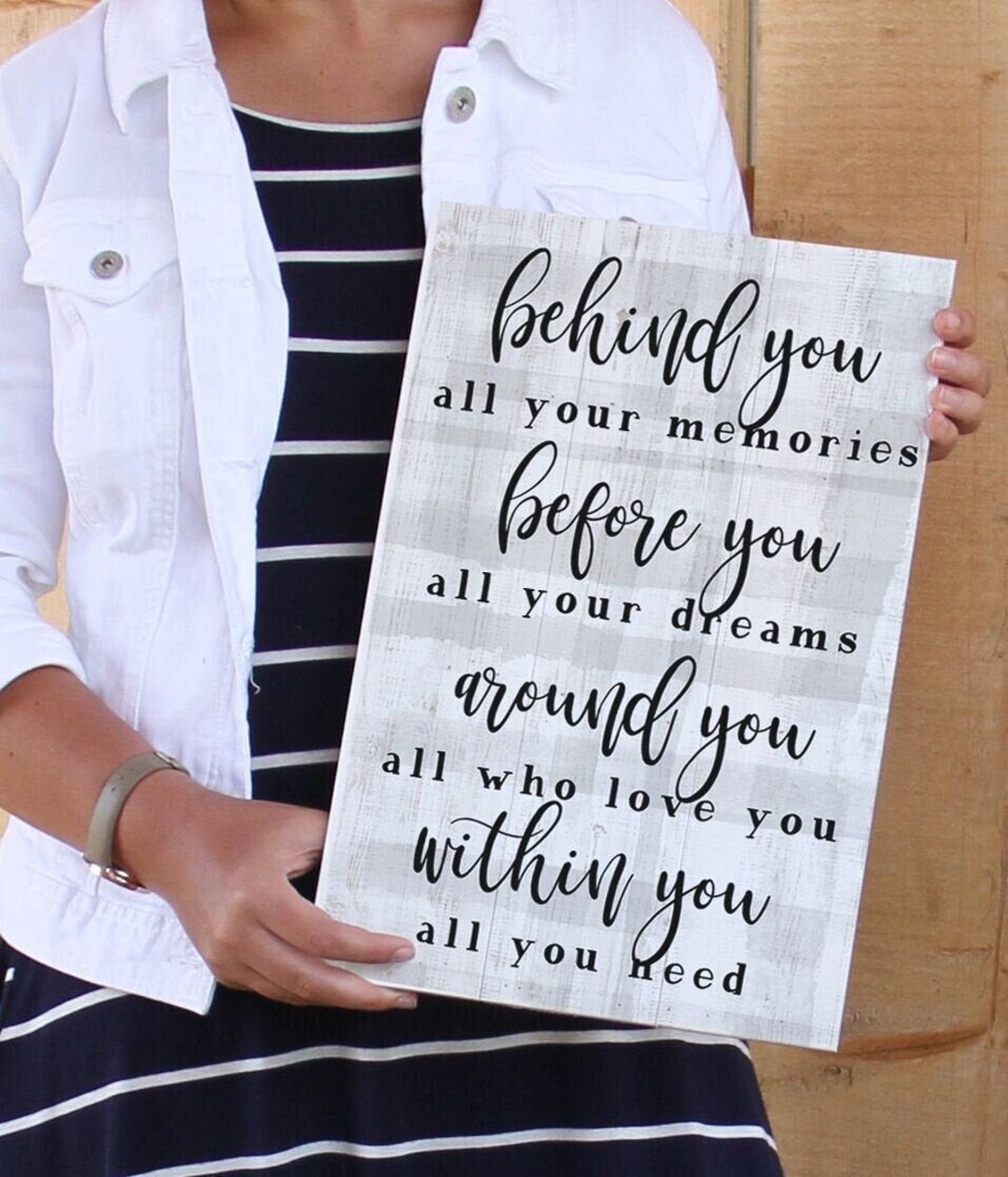 Behind You All Your Memories Before You All Your Dreams - Etsy