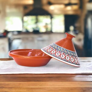 Medium Red Bohemian Tagine Pot | Signature Line