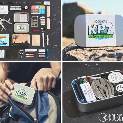 Kouskysveta's Survival Kit For Travel,  EDC, Travelling Accessory, Outdoorsman Gift, Travel Gift, Survival, For Boyfriend, For Him, Camping