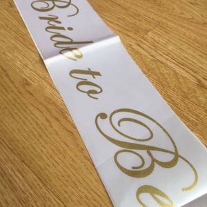 Hen Party sashes mix and match black and gold UK seller bachelorette bride tribe team bride Quick dispatch Bild 4