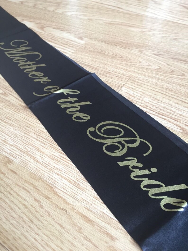 Hen Party sashes mix and match black and gold UK seller bachelorette bride tribe team bride Quick dispatch Bild 7