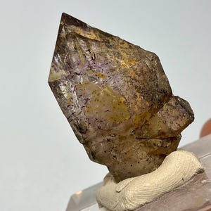 Chibuku Amethyst Scepter Point – Raw and Earthy with Subtle Zoning | 15.7g Crystal