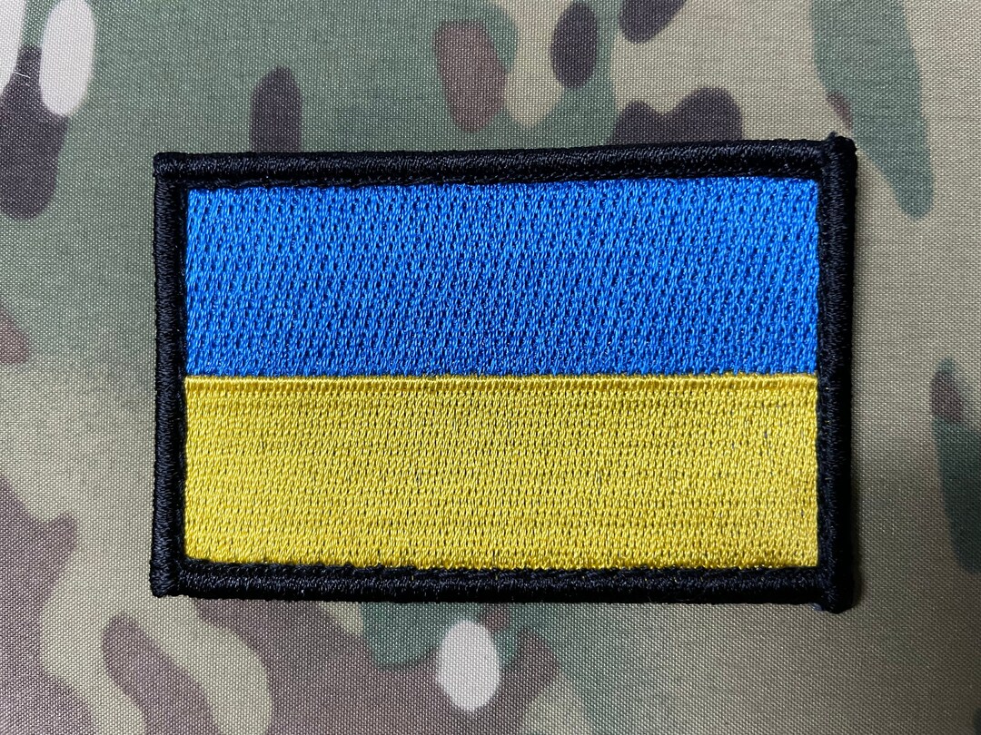 Ukraine Flag Morale Patch Hook and Loop Fastener Puck Futin Etsy