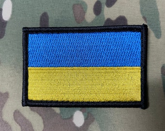 Patch printed embroidery travel souvenir shield city flag ukraine kiev