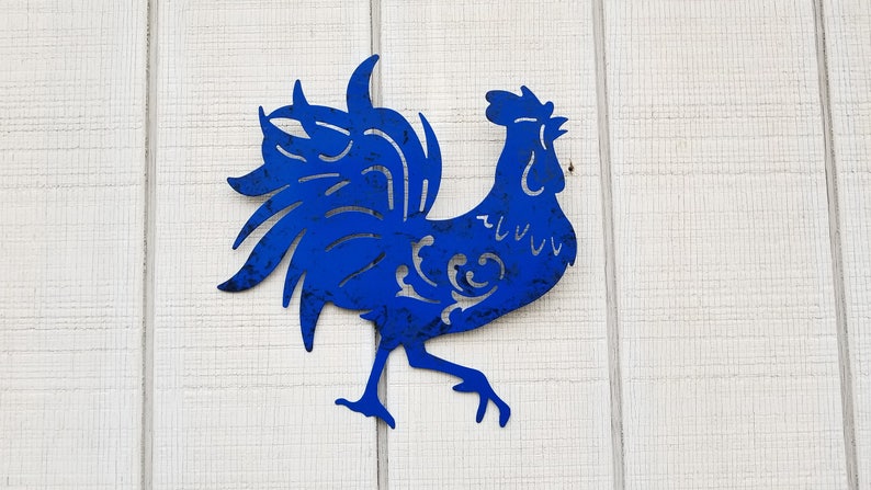 Rooster Wall Art Rooster Decor Kitchen Decor Chicken Etsy