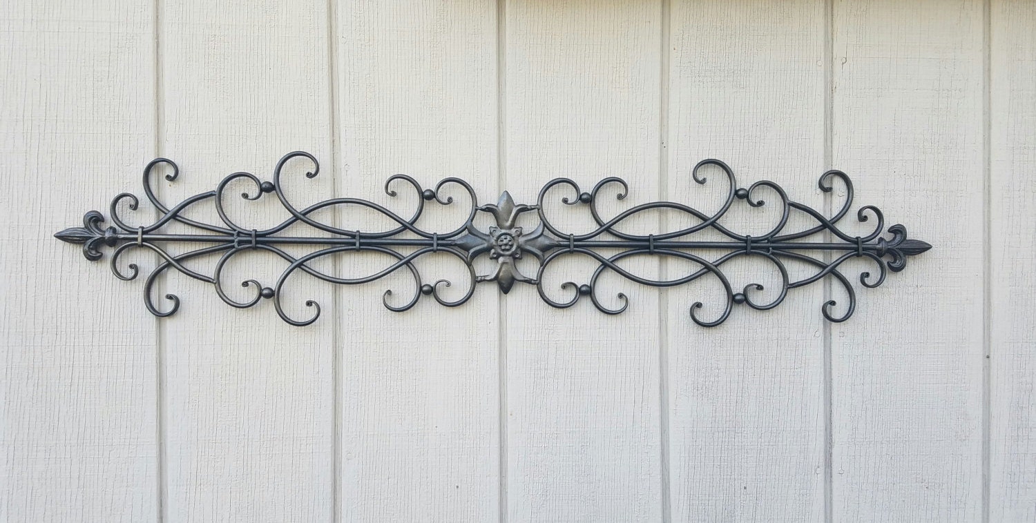 Wrought Iron Wall Art / Metal Wall Art / Large Metal Wall Art Etsy
