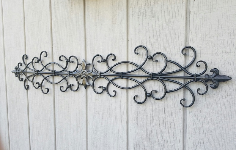 Wrought Iron Wall Art / Metal Wall Art / Large Metal Wall Art Etsy
