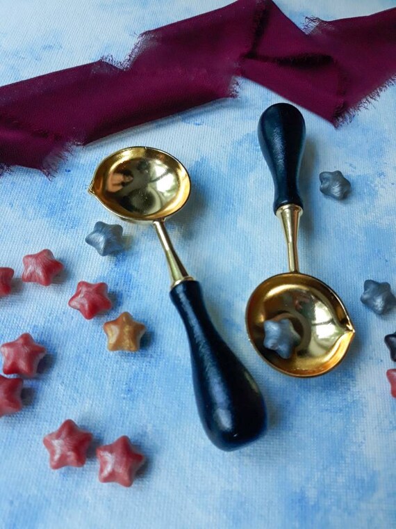 Wax Seal Spoon Retro Sealing Wax Spoon Wax Melting Spoon Wax Etsy