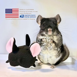 Chinchilla Buddy - Soft Antipill Fleece Friend for Cozy Cuddles, chinnie buddy