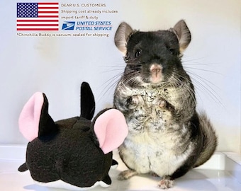 Chinchilla Buddy - Soft Antipill Fleece Friend for Cozy Cuddles, chinnie buddy