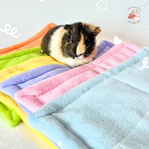 Square bed sheet 20x30cm , Pet Mats urine absorb & Pads Anti-Pill fleece for Chinchilla, Pee Pads guinea pig, ferret, rabbit, or small pets image 5