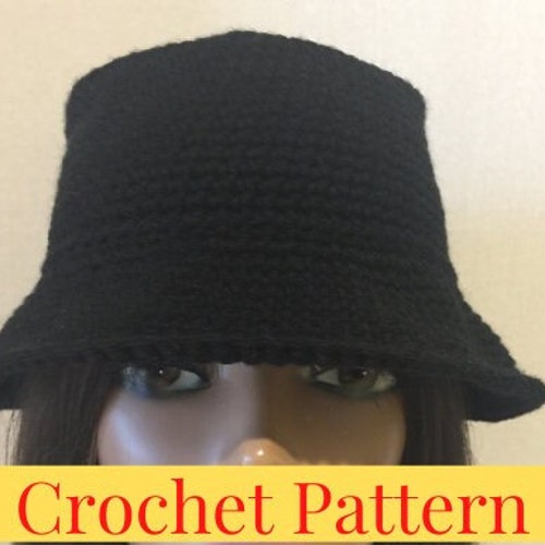 Beginner Crochet Bucket Hat PATTERN Etsy