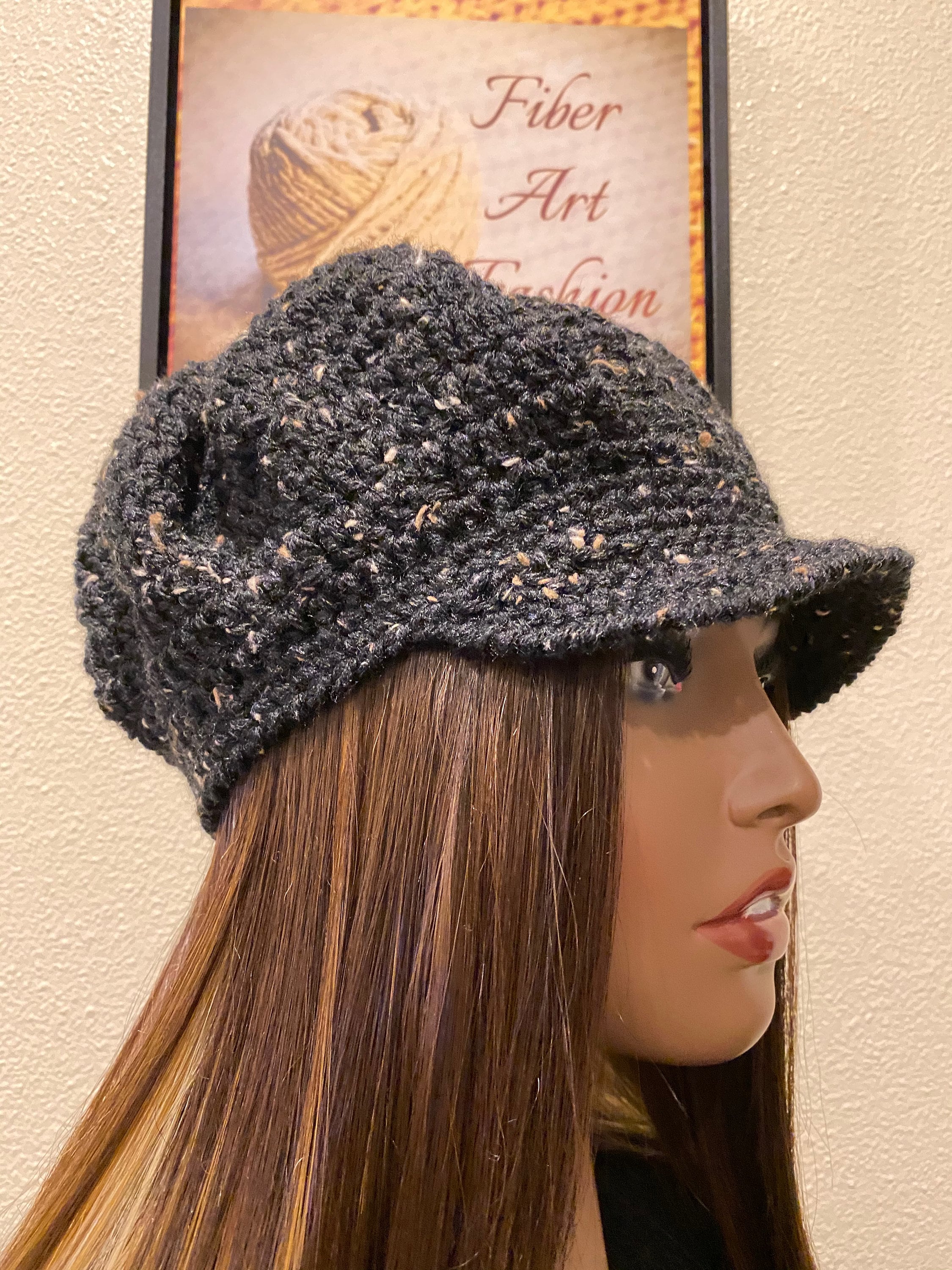 Newsboy hat Newsboy hat with brim Beret with brim Etsy