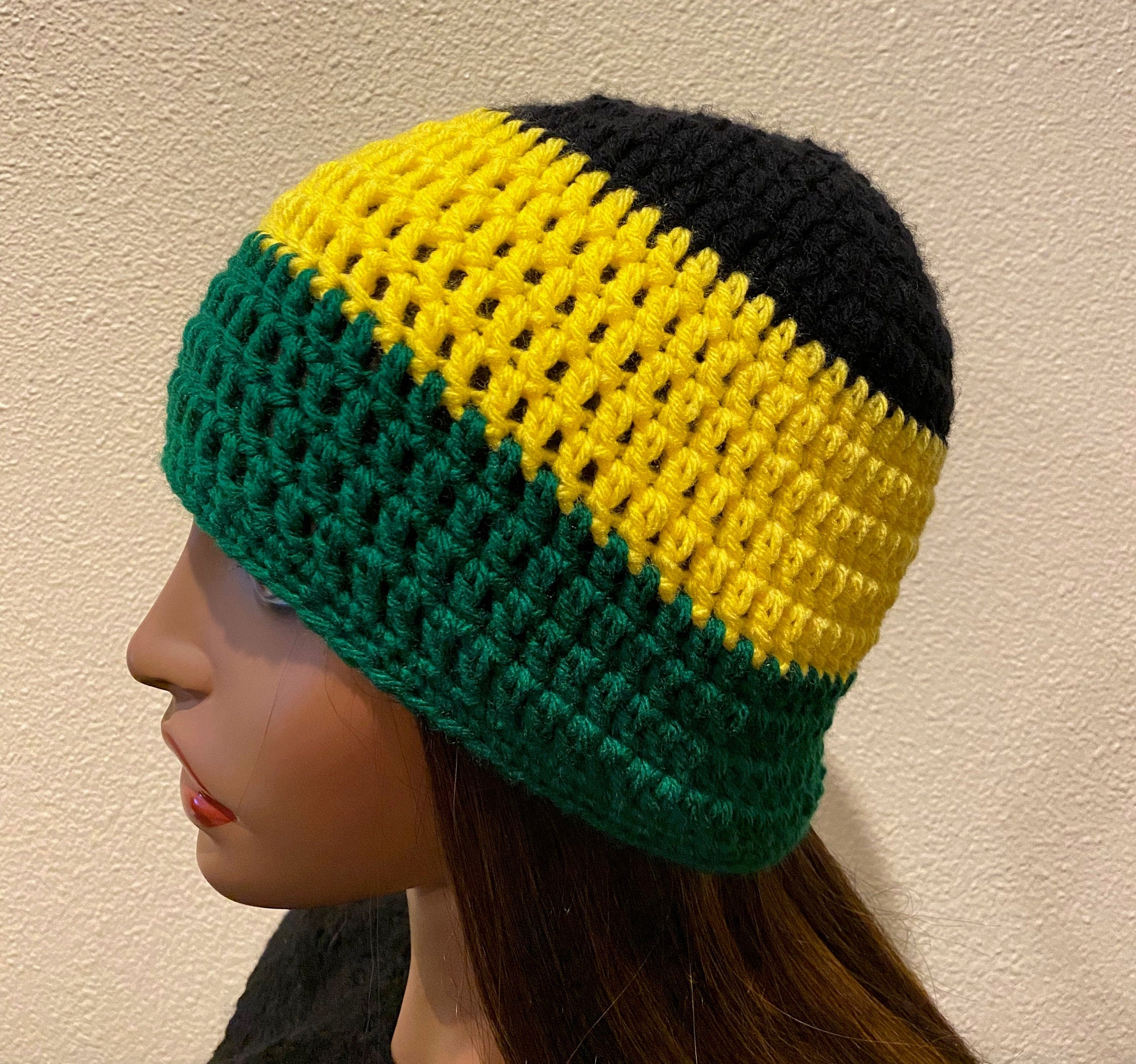 dette klar Rafflesia Arnoldi Jamaican Beanie - Etsy