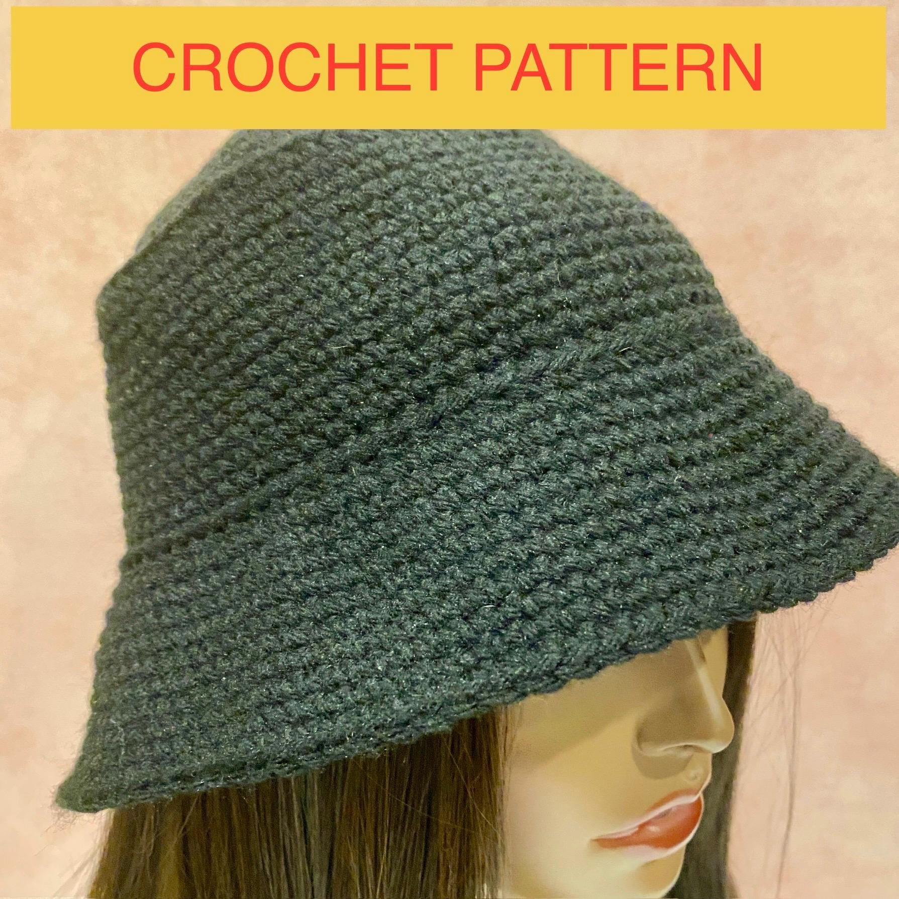 PATTERN: Crochet Bucket Hat | PDF Digital Download - Etsy 