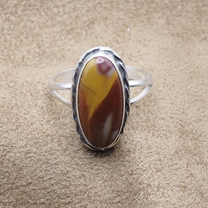 Noreena Jasper Ring, Ladies Jasper Ring, Sterling Silver Jasper Ring,  Handmade Ring, Gift For Her, #1898