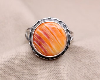 Sunshine Reeves EAGLE RING【CORAL】 #19
