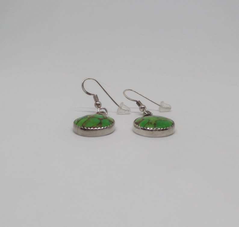 Under 50 Ladies Turquoise Earrings Turquoise Earrings Green Copper Turquoise Earrings Green Turquoise Earrings Gift For Her 1786