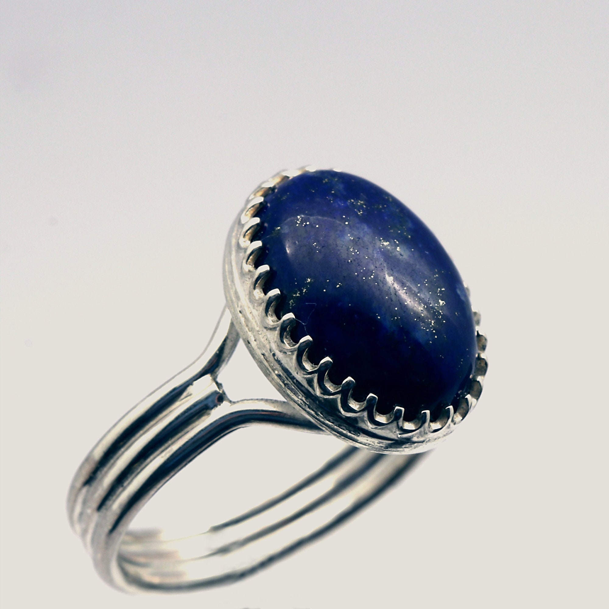 Gift for Her Lapis Lazuli Ring Under 75 Sterling Silver 925 Ring Blue Lapis Ring Ladies Sterling Silver Lapis Lazuli Ring #1958