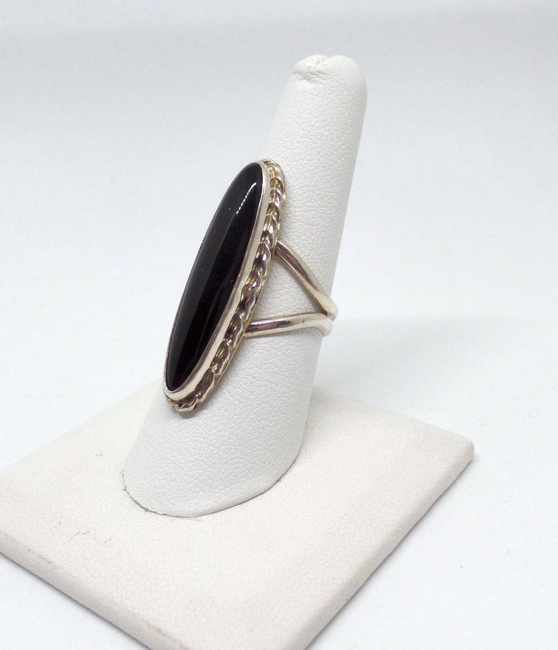 Black Onyx Jewelry Womens Black Onyx Ring Black Onyx Ring Under 100 Ladies Black Onyx Ring 1517 Sterling Silver Black Onyx 925