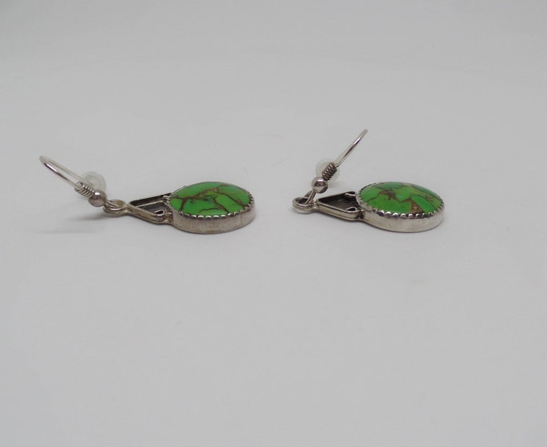 Under 50 Ladies Turquoise Earrings Turquoise Earrings Green Copper Turquoise Earrings Green Turquoise Earrings Gift For Her 1786