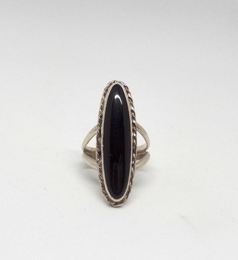 Black Onyx Jewelry Womens Black Onyx Ring Black Onyx Ring Under 100 Ladies Black Onyx Ring 1517 Sterling Silver Black Onyx 925