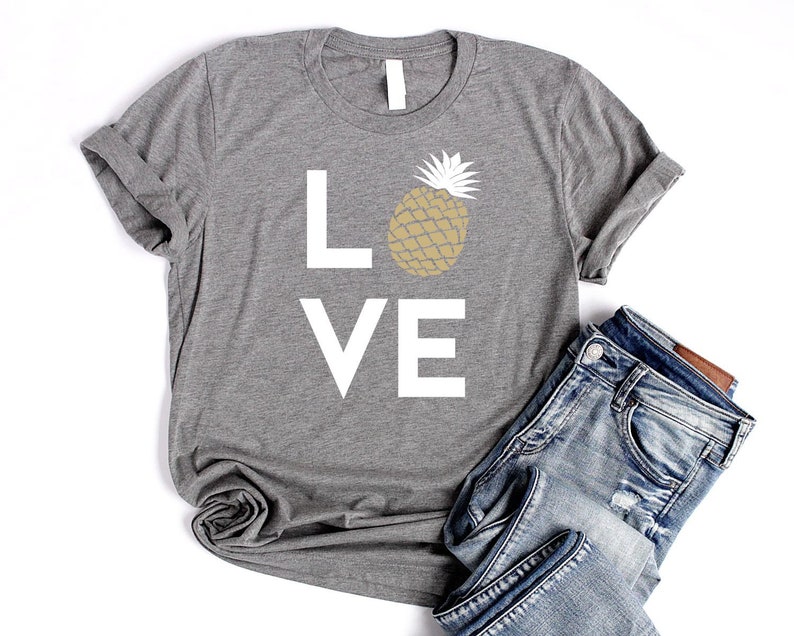 Love Pineapple Shirt Unisex Pineapple Party Shirt Bridal Shower