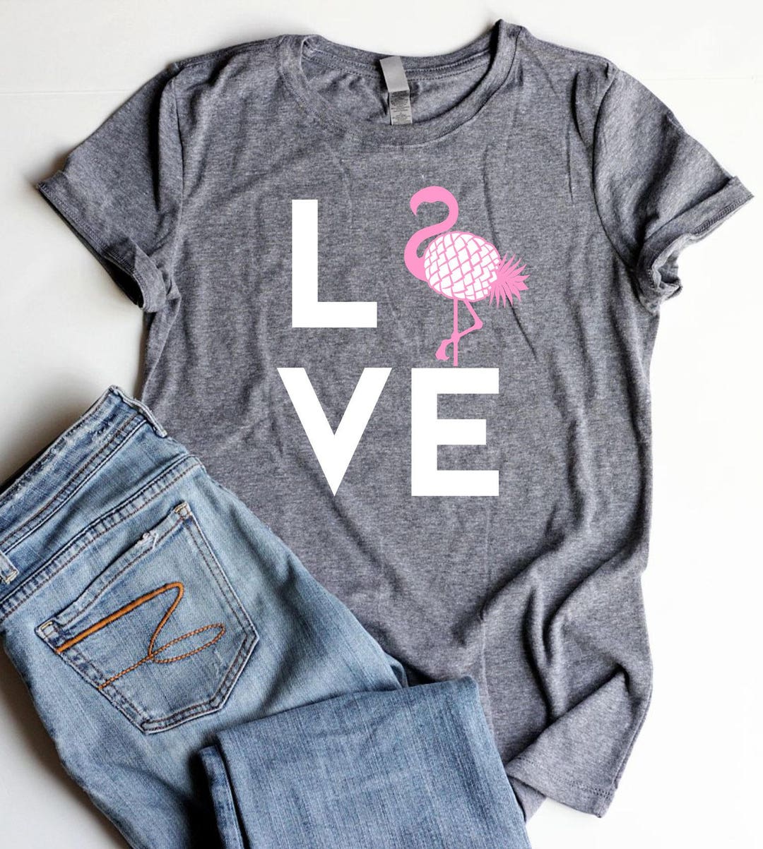 Pineapple Flamingo Print Men's Sweatshirt