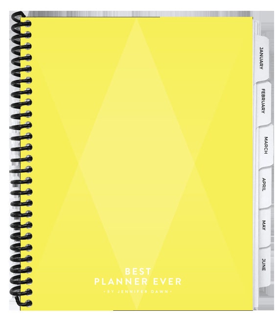 best planner ever 2019 daily planner goal setting mindset etsy best planner organizer