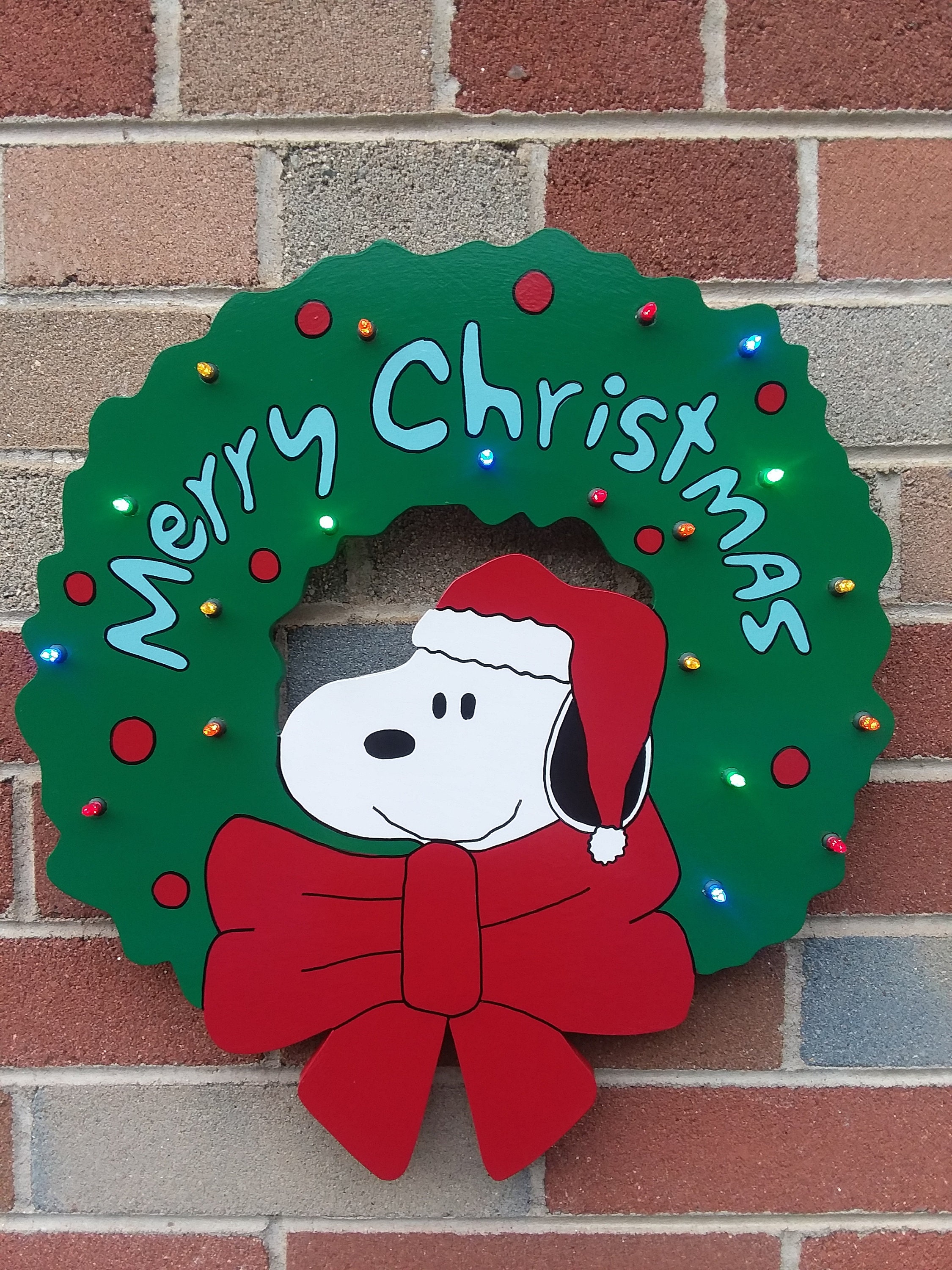 Peanuts Christmas Wreath 