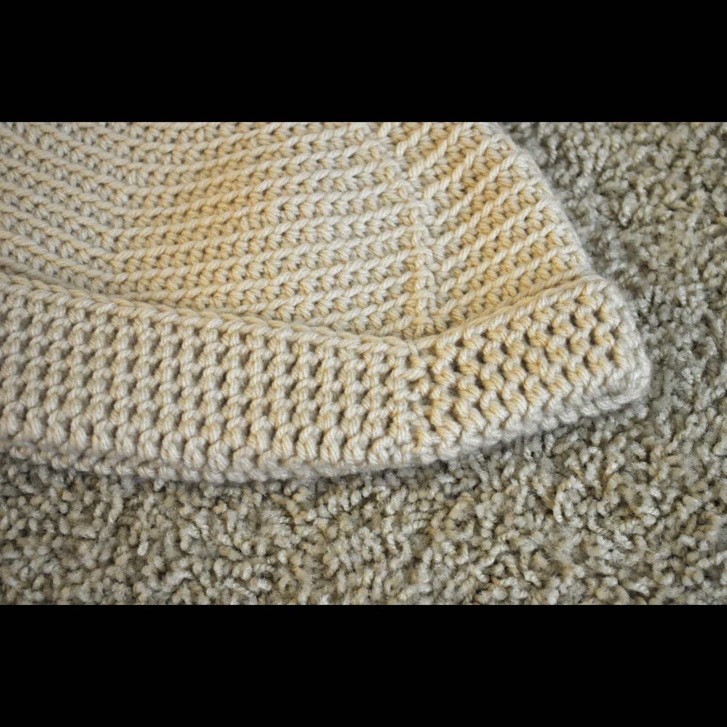 Gorro de ganchillo de color crema para adolescentes y ...