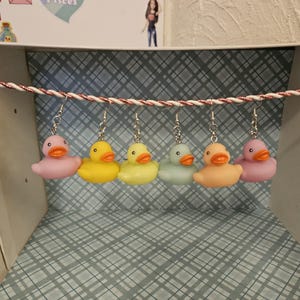 Rubber Duck Earrings
