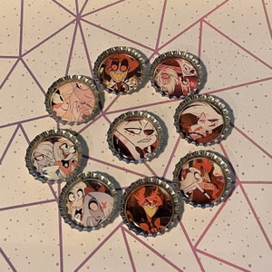 Hazbin Hotel - Pins, Pendants, Magnets