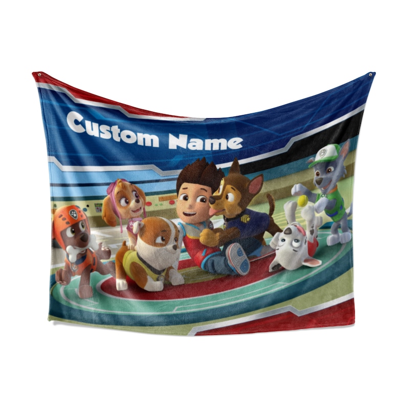 Custom Paw Patrol Minky Fleece Blankets for Men Women Kids Etsy
