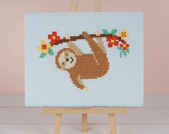 Sophia the Sloth - Junior Cross Stitch Kit