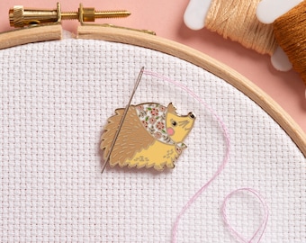 Hedgehog - Magnetic Needle Minder for Cross Stitch, Sewing, Embroidery and Needlework