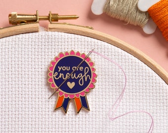 You Are Enough - Magnetic Needle Minder for Cross Stitch