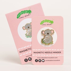 Koala Magnetic Needle Minder for Cross Stitch, Sewing, Embroidery and Needlework image 2