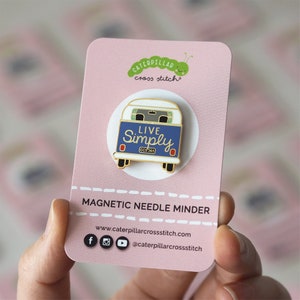 Campervan Magnetic Needle Minder for Cross Stitch image 3