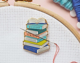 Books - Magnetic Needle Minder for Cross Stitch, Sewing, Embroidery and Needlework