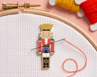 Nutcracker - Magnetic Needle Minder for Cross Stitch, Sewing, Embroidery and Needlework