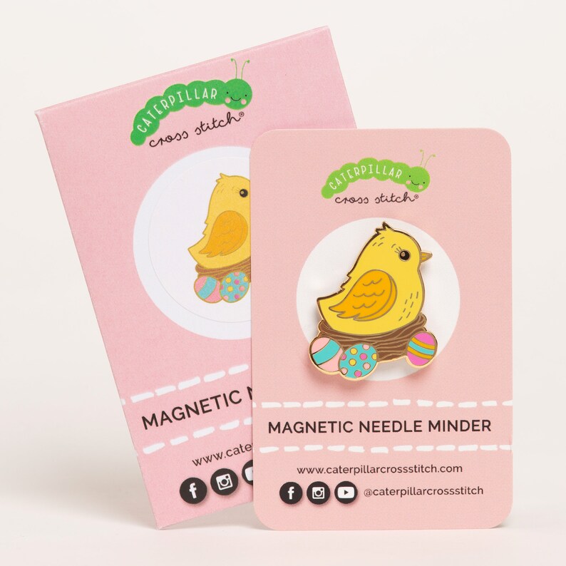 Chick Magnetic Needle Minder for Cross Stitch, Sewing, Embroidery and Needlework 画像 2