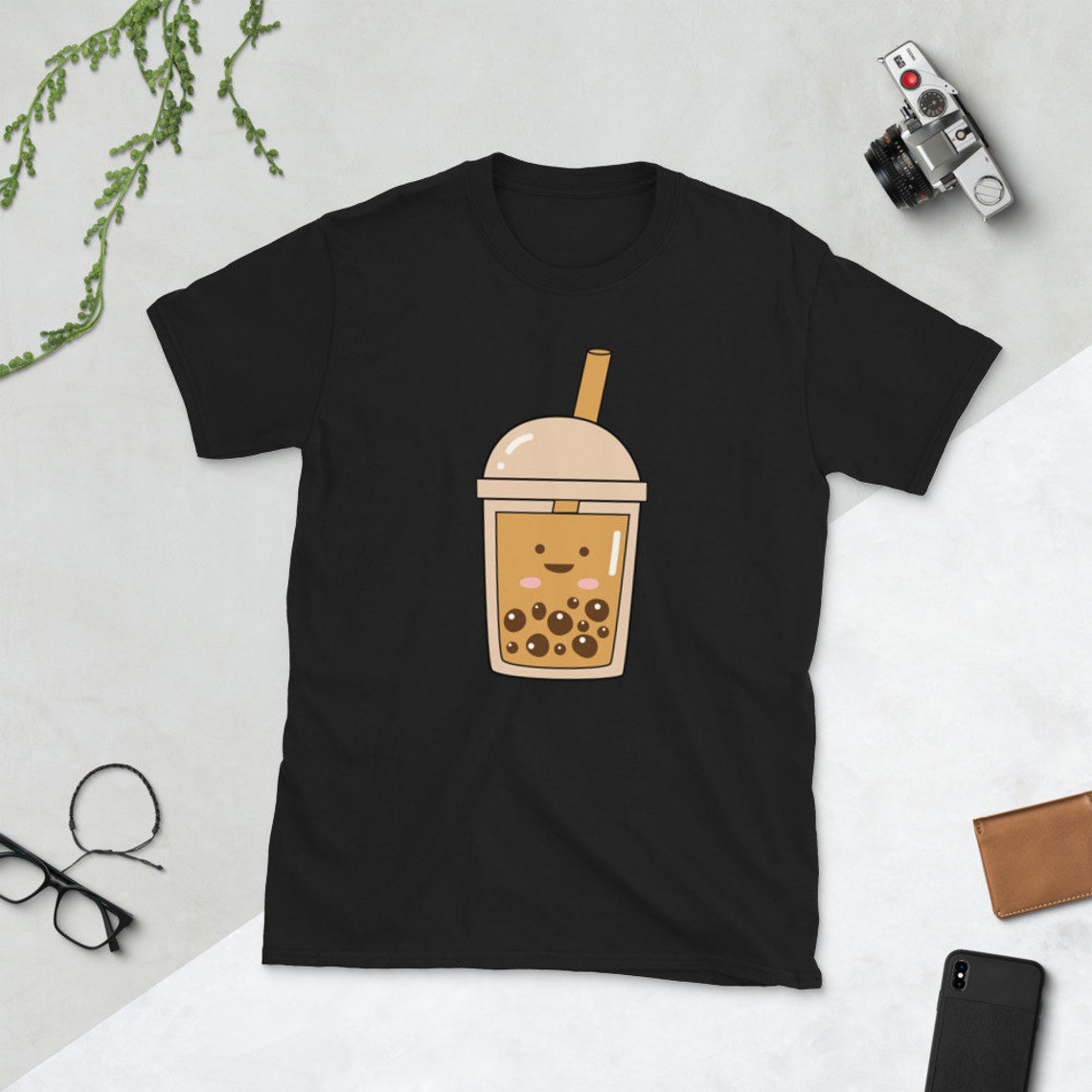 A Happy Bubble Tea T-Shirt | Etsy
