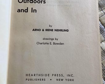 Peonies Outdoors and In by Arno and Irene Nehring 1960 vintage hardcover gardening book