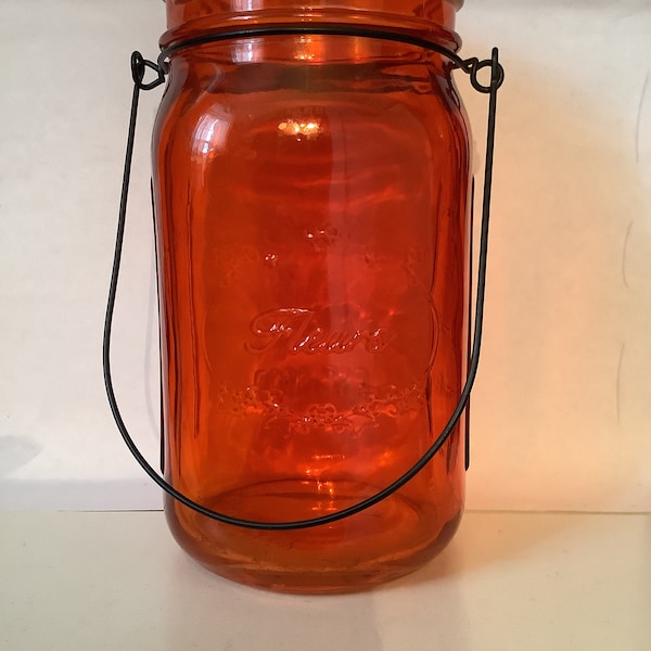 Amber Colored Vase Etsy