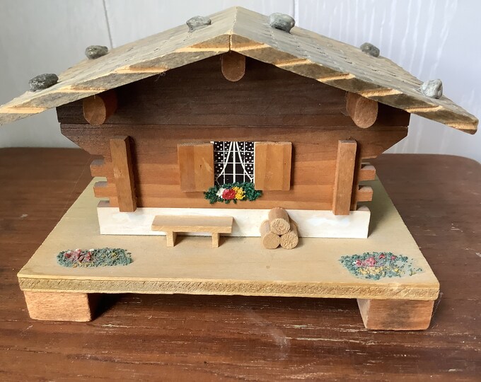 Vintage Swiss Music Box Made in Switzerland Swiss Calet Etsy